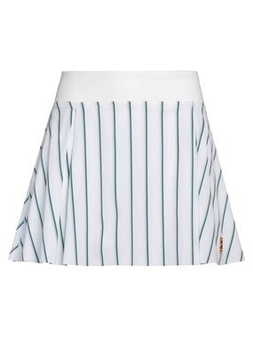 Nike Dri-Fit White Tennis Skirt with Thin Green Pinstripes. Size large.